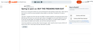 Reddit - Toddler Rain Suit