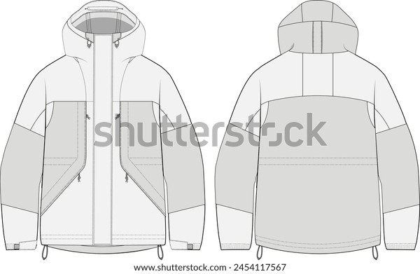 Illustrative image for reflective rain suit