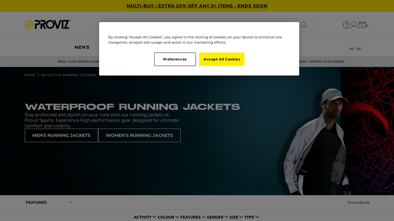 Waterproof Running Jackets | Reflective & Lightweight - Proviz