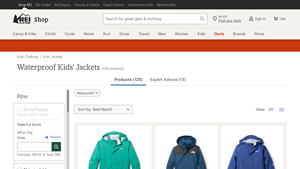 REI - Waterproof Kids' Jackets