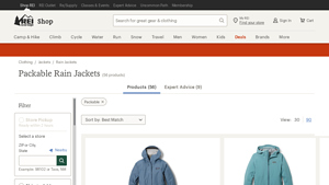 REI - Packable Rain Jackets