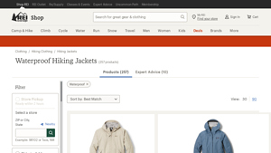 REI - Waterproof Hiking Jackets