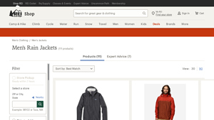 REI - Men's Rain Jackets & Coats