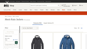 REI - Men's Rain Jackets