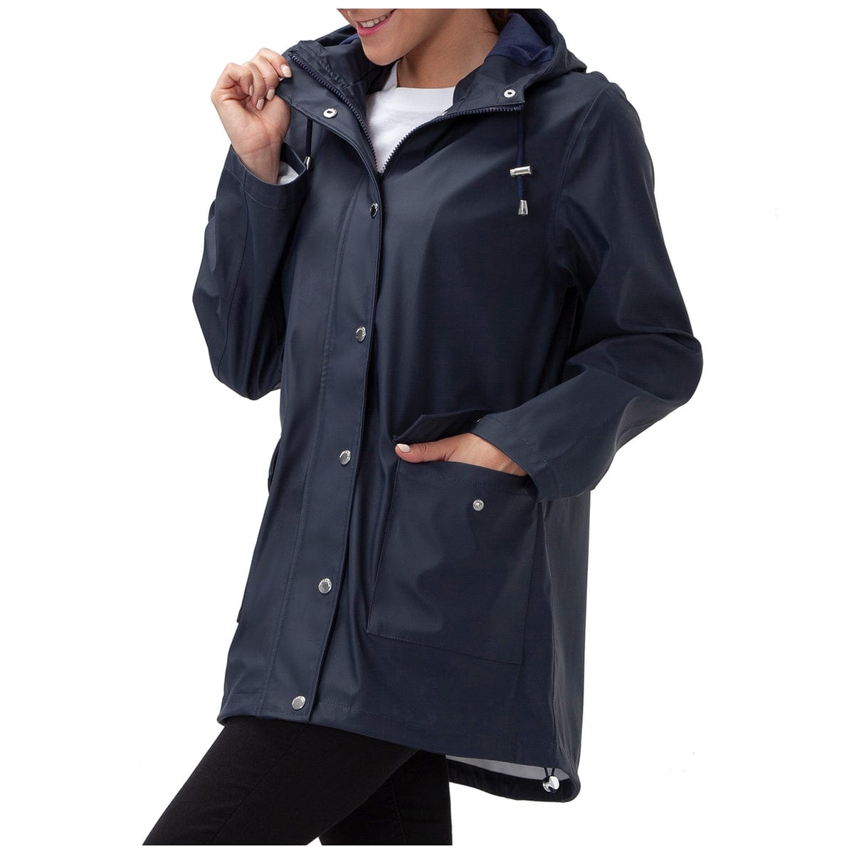 A stock image illustrating Rubber raincoat womens concepts