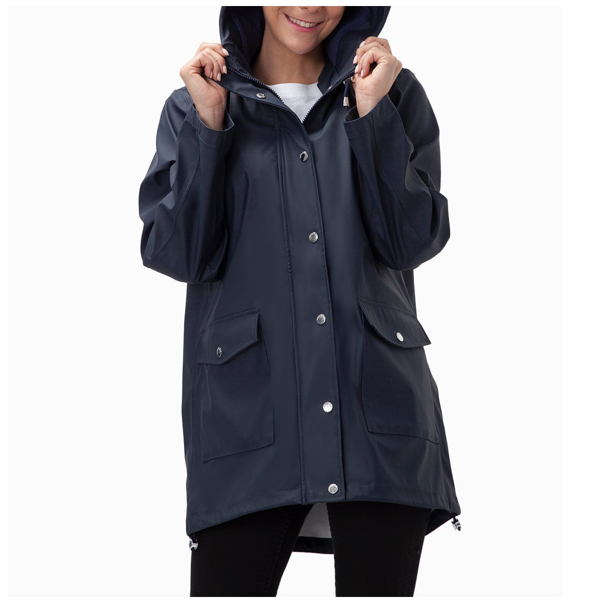 A stock image illustrating Rubber raincoat womens concepts
