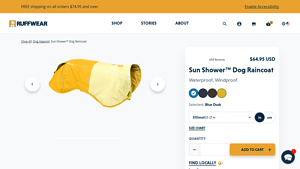 Ruffwear - Sun Shower™ Dog Raincoat