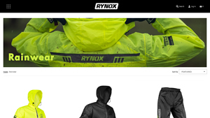 Rynox Gear - H2GO PRO 3 Rain Jacket