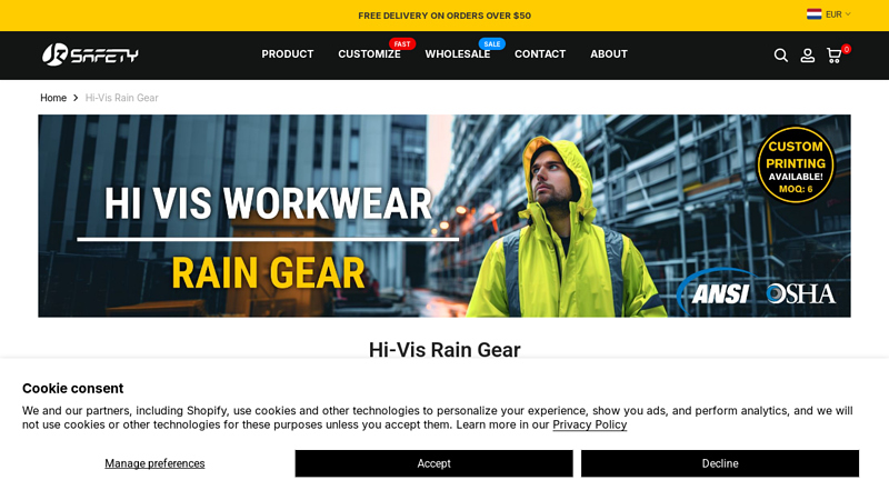 Hi-Vis Rain Gear | ANSI Waterproof & Reflective Jacket - JKSafety