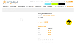 2W International - Heavy Duty Rain Suit