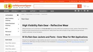 Safety Smart Gear - High Visibility Rain Gear