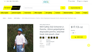 MCR Safety - O22 Schooner Jr. Poncho
