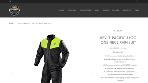 REV'IT! - Pacific 3 H2O One-Piece Rain Suit