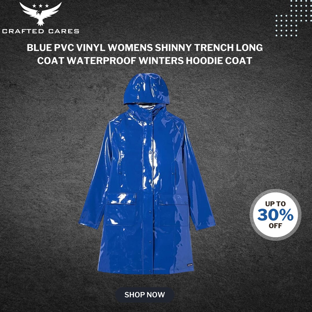 Illustrative image for shiny pvc raincoat