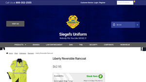 Siegel's - Liberty Reversible Raincoat