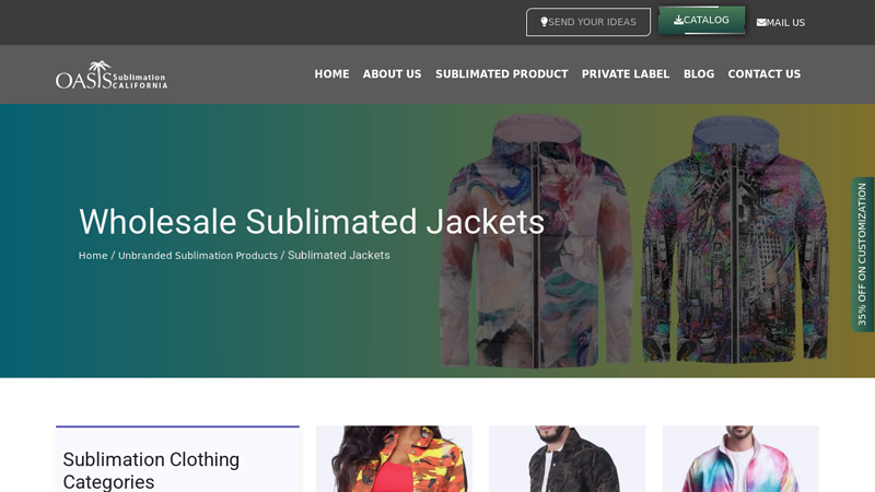 Wholesale Custom Sublimated Dye Sublimated Jackets Supplier ...