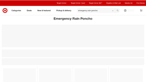Target - Emergency Rain Ponchos