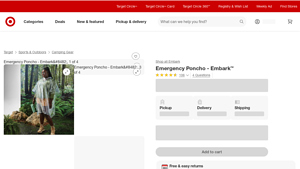 Embark™ - Emergency Poncho