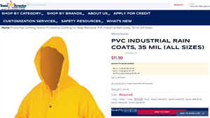 Tasco Safety - Durable Rain Coats