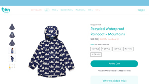 Snapper Rock - Recycled Waterproof Raincoat