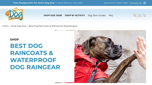 The Dog Outdoors - Sun Shower™ Dog Raincoat