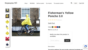 The People's - Fisherman's Yellow Poncho 3.0