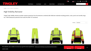 Tingley - High Visibility Rainwear