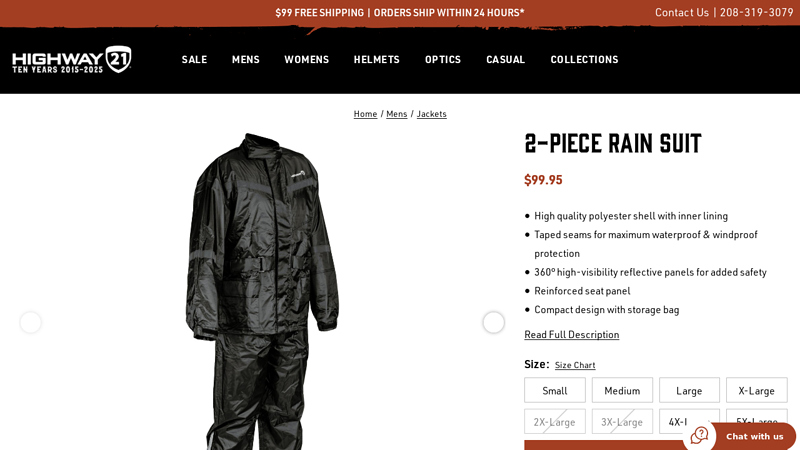 2-Piece Rain Suit | Highway 21