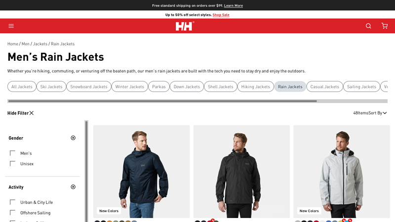 Men's Rain Jackets | Helly Hansen US