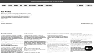 RAINS - Waterproof Rain Ponchos