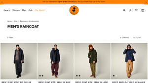 Save The Duck - Men's Raincoat Collection