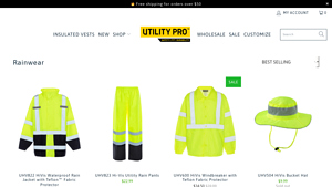 Utility Pro Wear - HiVis Waterproof Rain Jacket