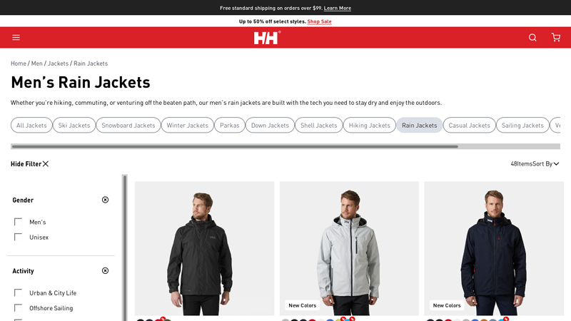 Men's Rain Jackets | Helly Hansen US