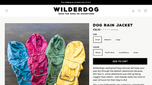 Wilderdog - Dog Rain Jacket