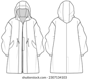 Illustrative image for womens rain coat