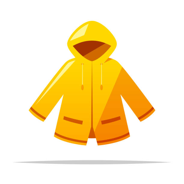 Illustrative image for yellow pvc raincoat