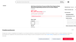 AliExpress - Women's Transparent Raincoat