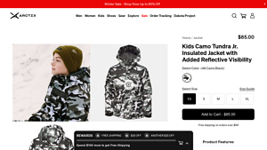 Arctix - Kids Camo Tundra Jr. Insulated Jacket