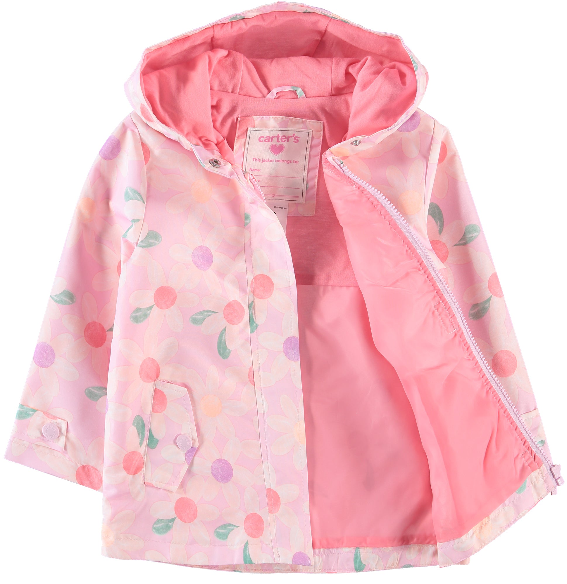 An application scenario or product detail of baby girl rain jacket - Image 14