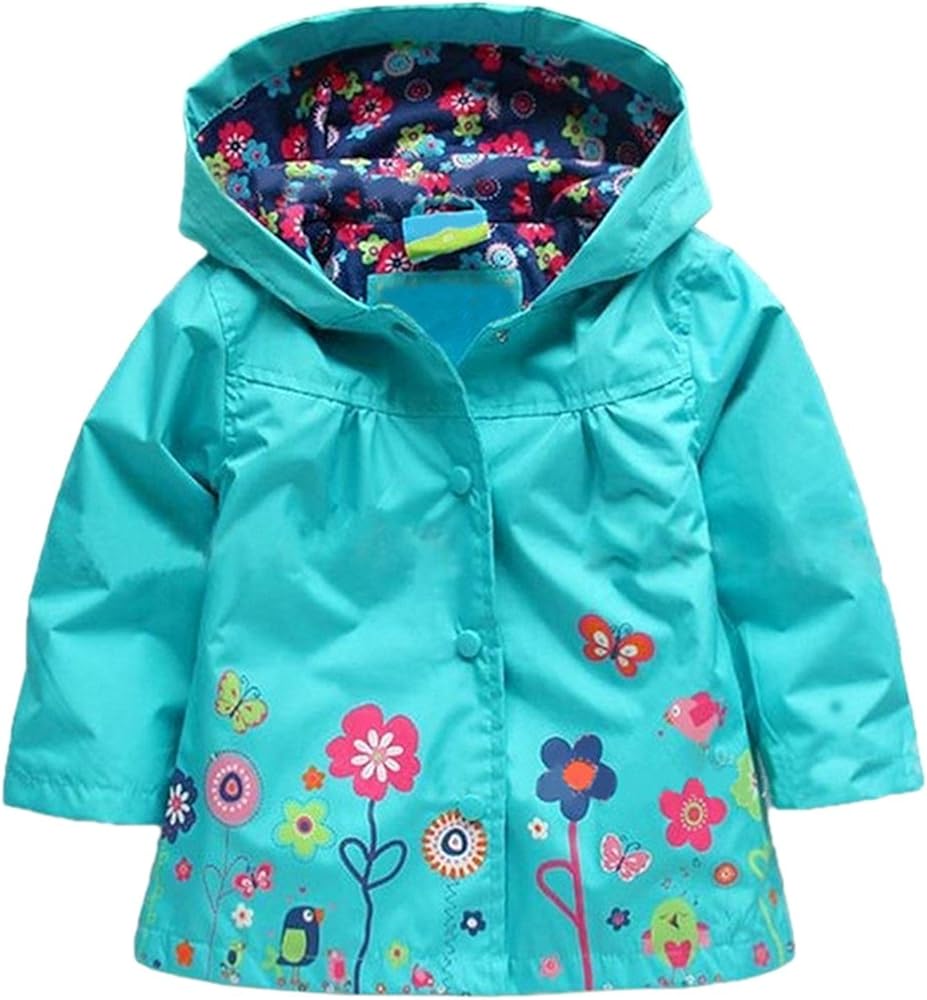 An application scenario or product detail of baby girl raincoat - Image 14