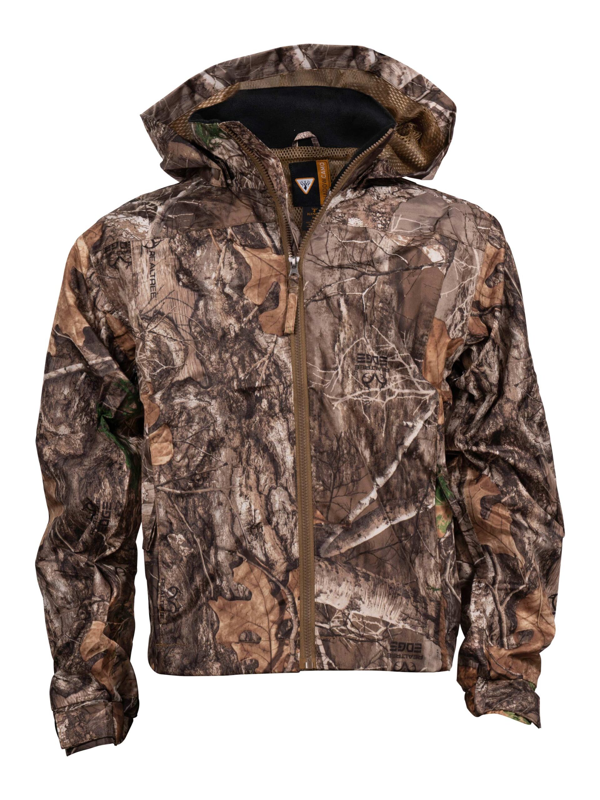 An application scenario or product detail of boys camo rain jacket - Image 6
