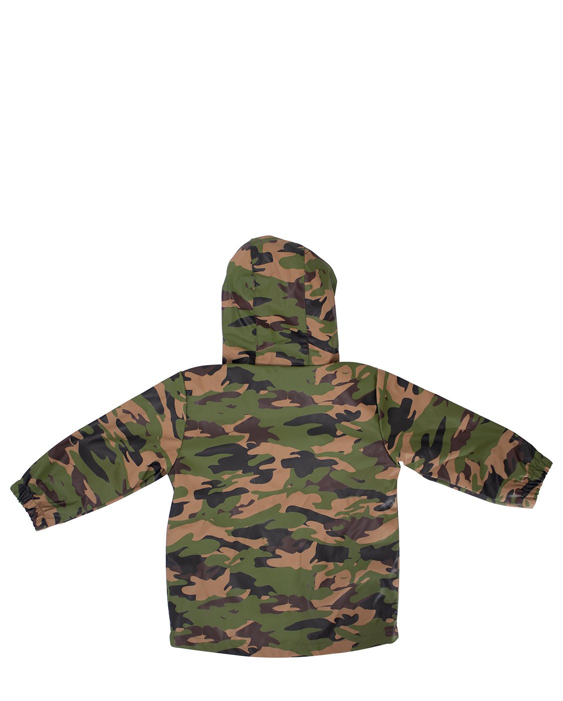 An application scenario or product detail of boys camo rain jacket - Image 7