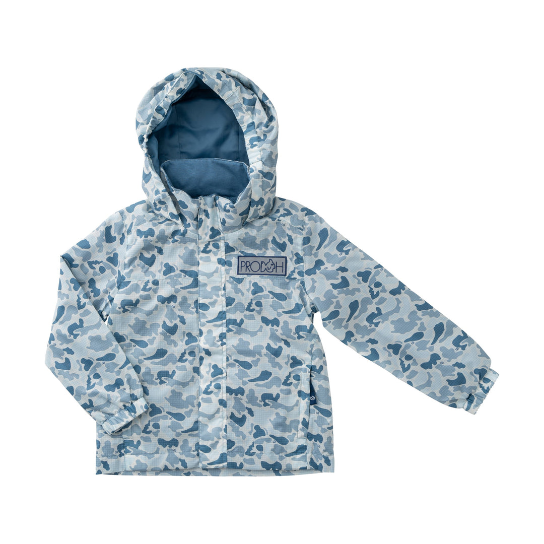 An application scenario or product detail of boys camo rain jacket - Image 12