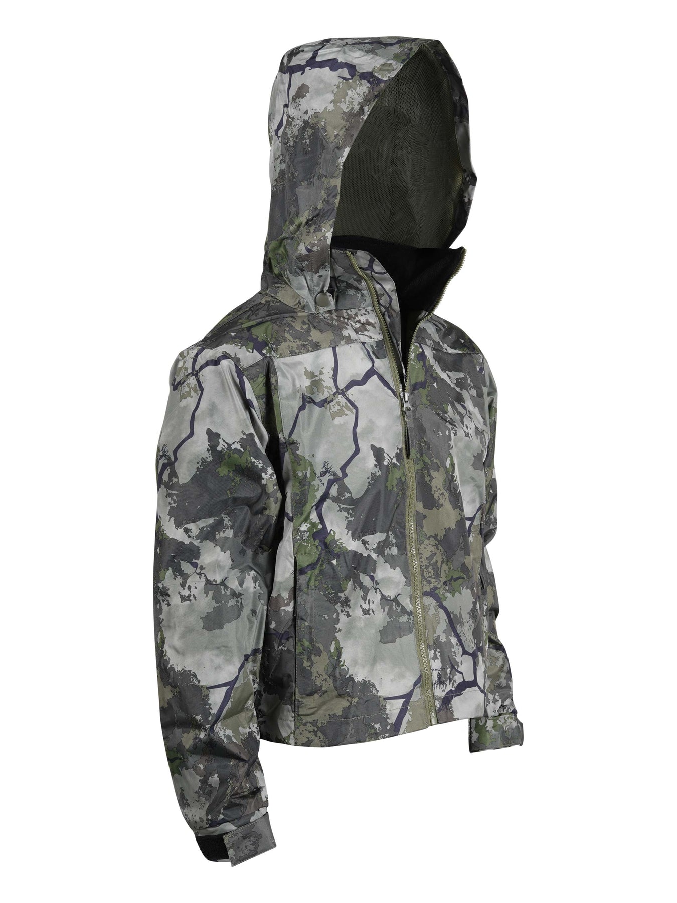 An application scenario or product detail of boys camo rain jacket - Image 14