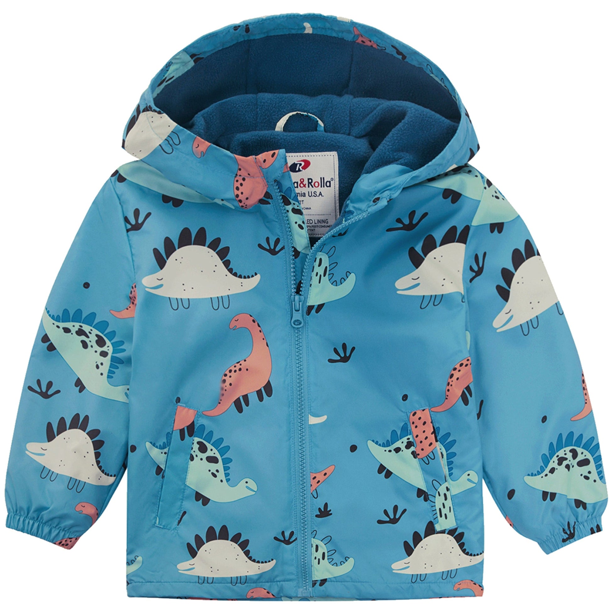 An application scenario or product detail of boys fleece lined rain jacket - Image 14