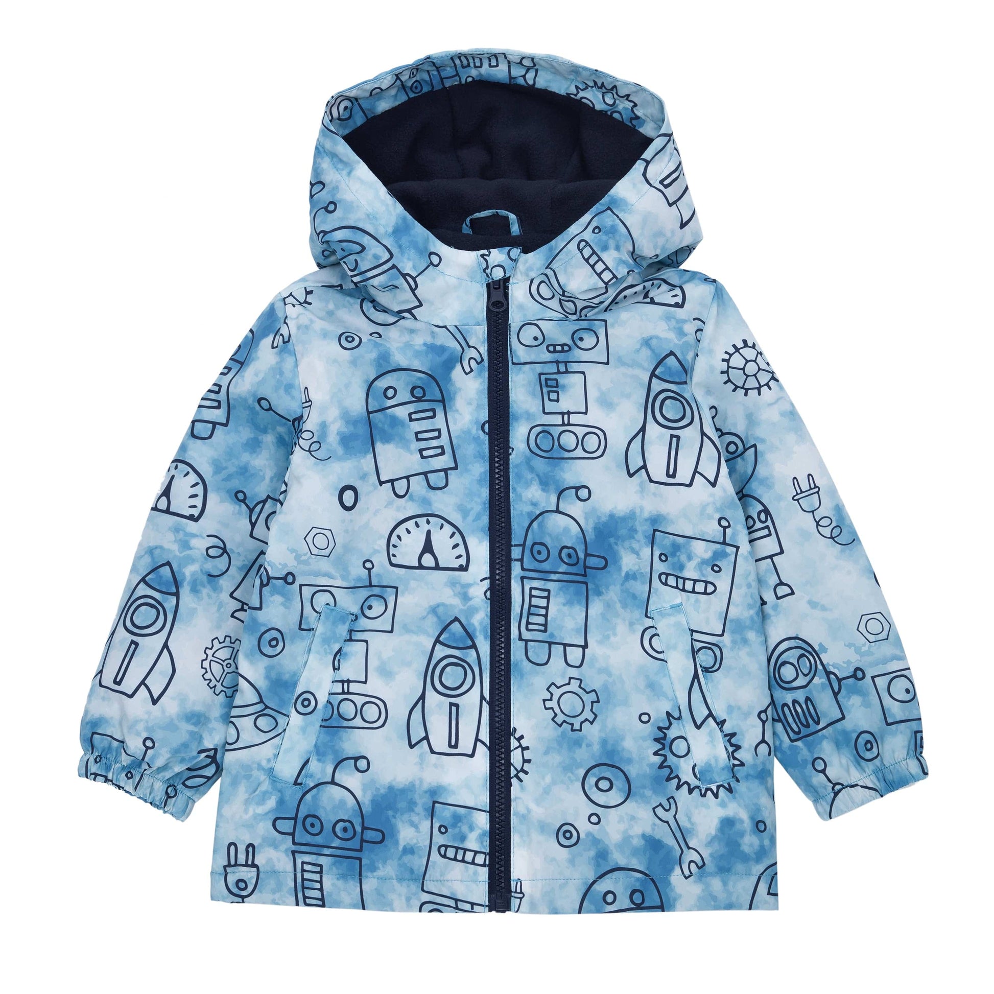 An application scenario or product detail of boys fleece lined rain jacket - Image 17