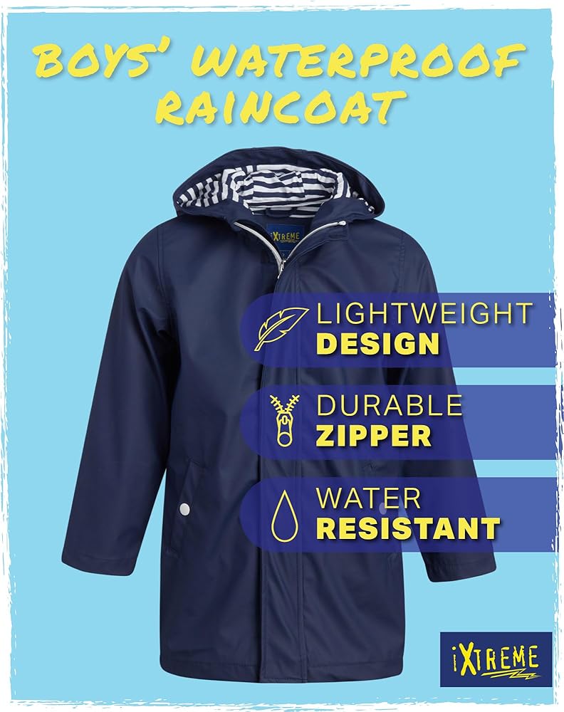 An application scenario or product detail of boys lightweight raincoat - Image 7