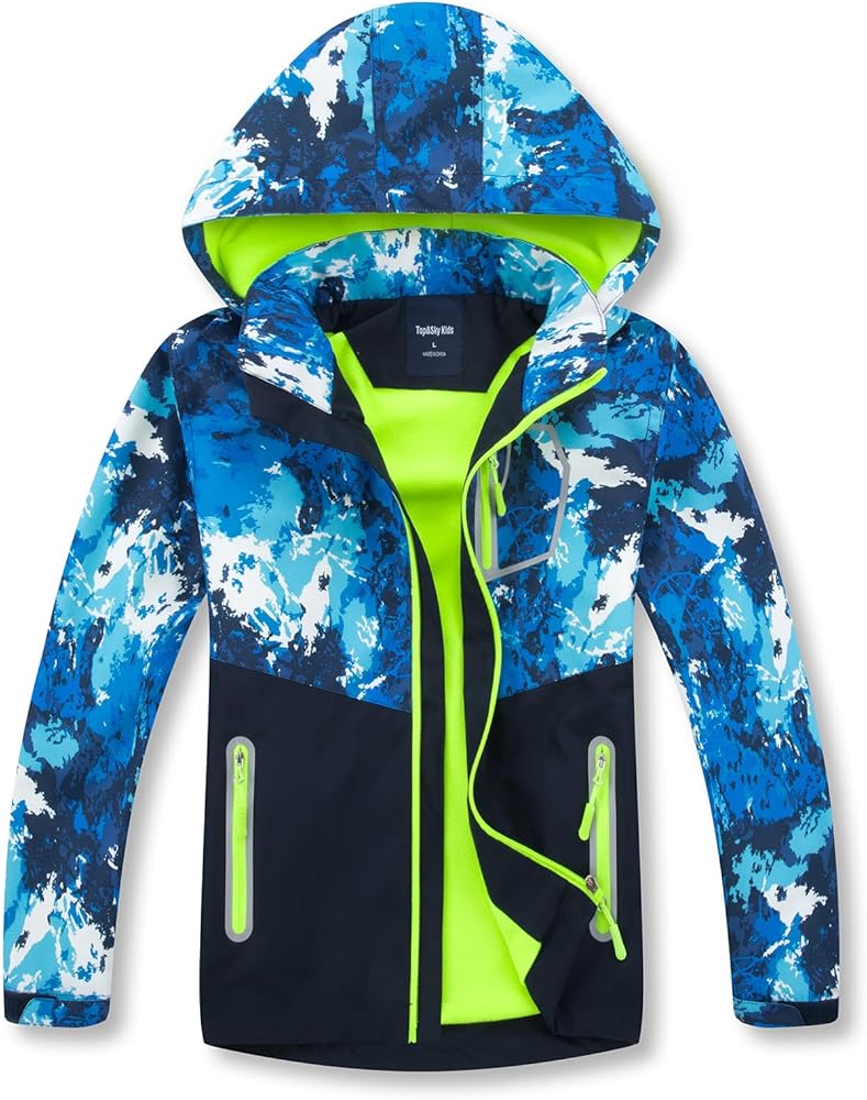 An application scenario or product detail of boys waterproof rain jacket - Image 1