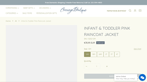 Carriage Boutique - Pink Raincoat Jacket