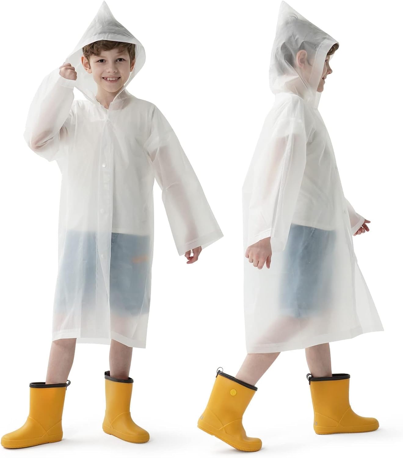 An application scenario or product detail of children's raincoats for sale - Image 13